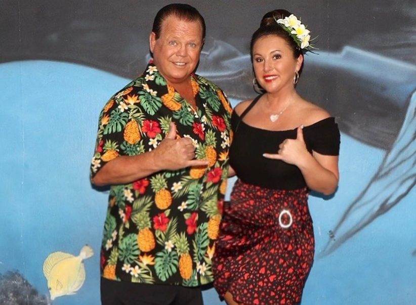 Renowned WWE wrestler, Jerry Lawler and rumored fiancée, Lauryn McBride