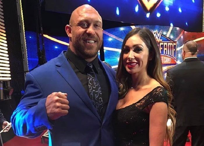 Ryback Allen Reeve with his wife Mellissa Reeves at an event